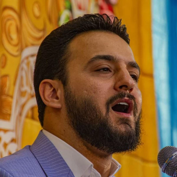 تصویر وحید شکری - گل می‌ریزن از جنت، رو سرِ نرجس خاتون