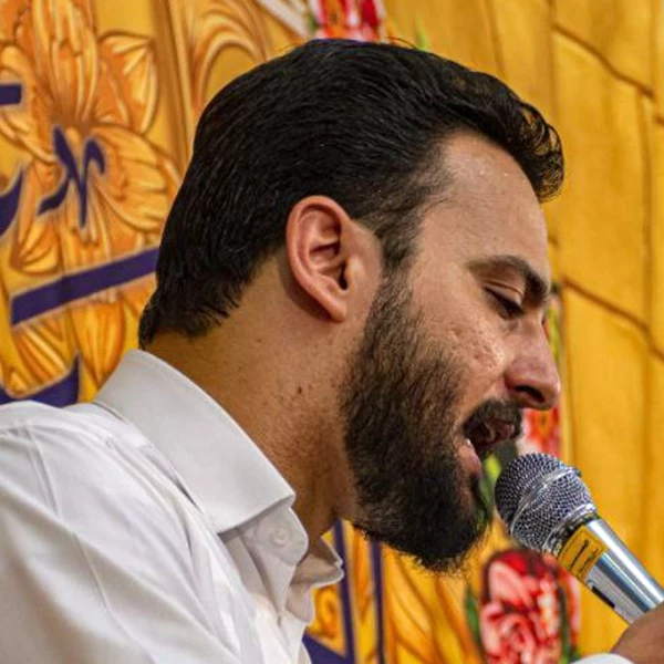 تصویر وحید شکری - دو خط مدح علی گفتن