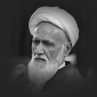 تصویر آیت الله حائری شیرازی - حُسن ظن به همسر