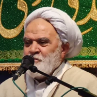 تصویر شیخ محمد باقر شریعت پناه - شب سیزدهم محرم مسجد حضرت عباس
