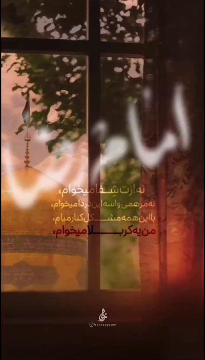 امام رضا کربلا میخوام...