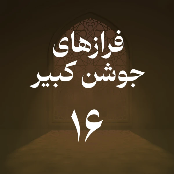 تصویر حسین اصفهانیان - فراز شانزدهم جوشن کبیر
