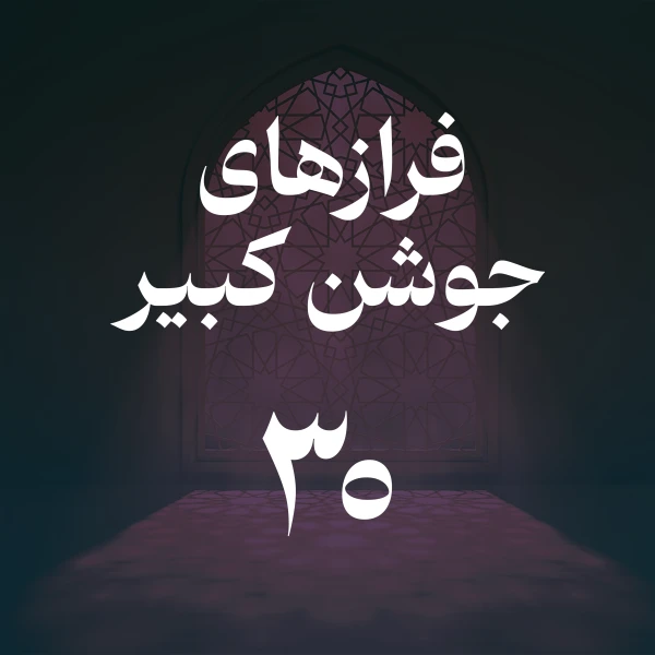 تصویر حسین اصفهانیان - فراز سی‌ام جوشن کبیر