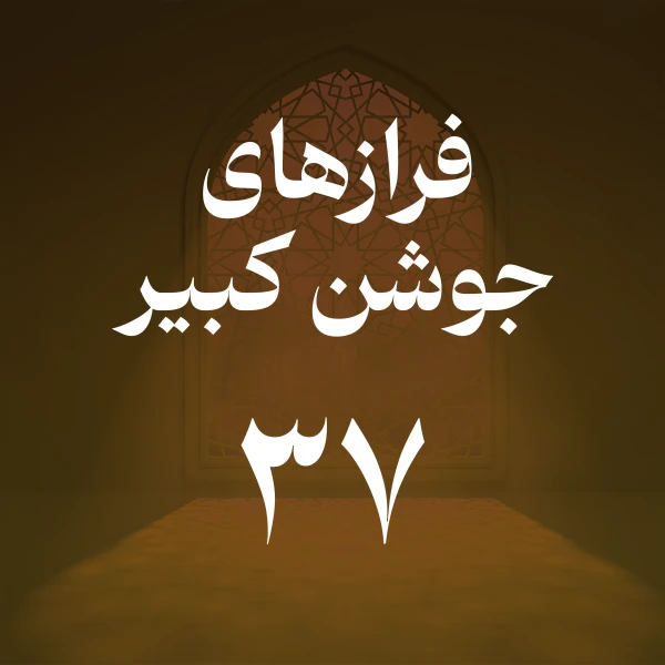 تصویر حسین اصفهانیان - فراز سی و هفتم جوشن کبیر