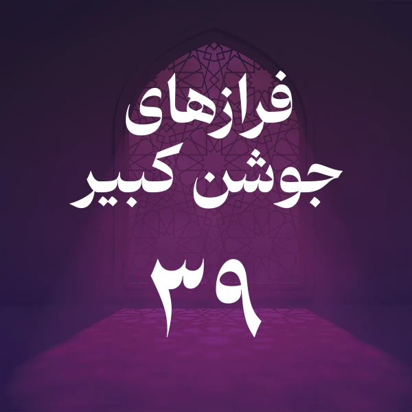 تصویر حسین اصفهانیان - فراز سی و نهم جوشن کبیر