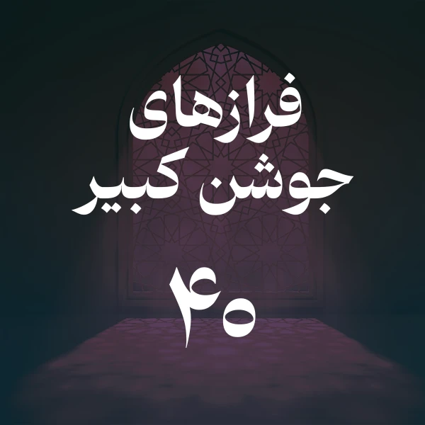 تصویر حسین اصفهانیان - فراز چهلم جوشن کبیر