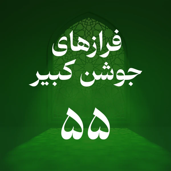 تصویر حسین اصفهانیان - فراز پنجاه و پنجم جوشن کبیر