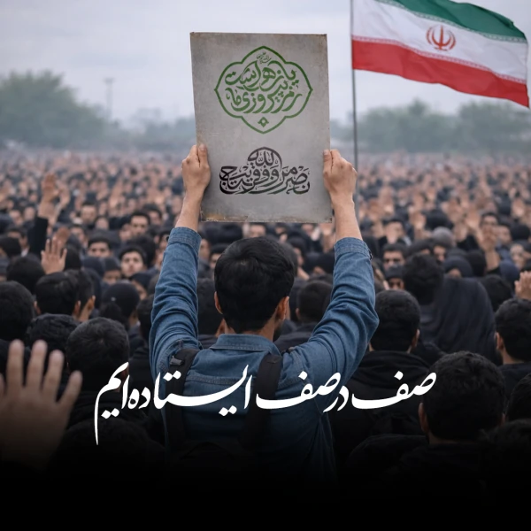 تصویر امام حسین برای تو - صف در صف ایستاده ایم