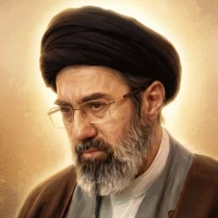 تصویر مقام معظم رهبری - توفیق شکر