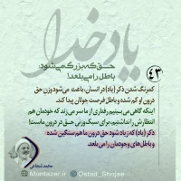 تصویر حجت الاسلام محمد شجاعی - یاد خدا (قسمت 43)